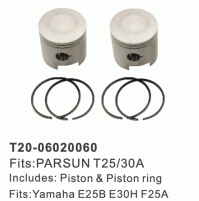 2 STROKE - PISTON, PISTON RING & BEARING - PARSUN T25/30A - YAMAHA E25B E30H F25A - T20-06020060 - Parsun